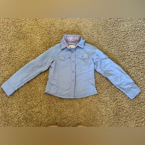 Excellent condition girls Columbia Omni shade sun protection shirt XS